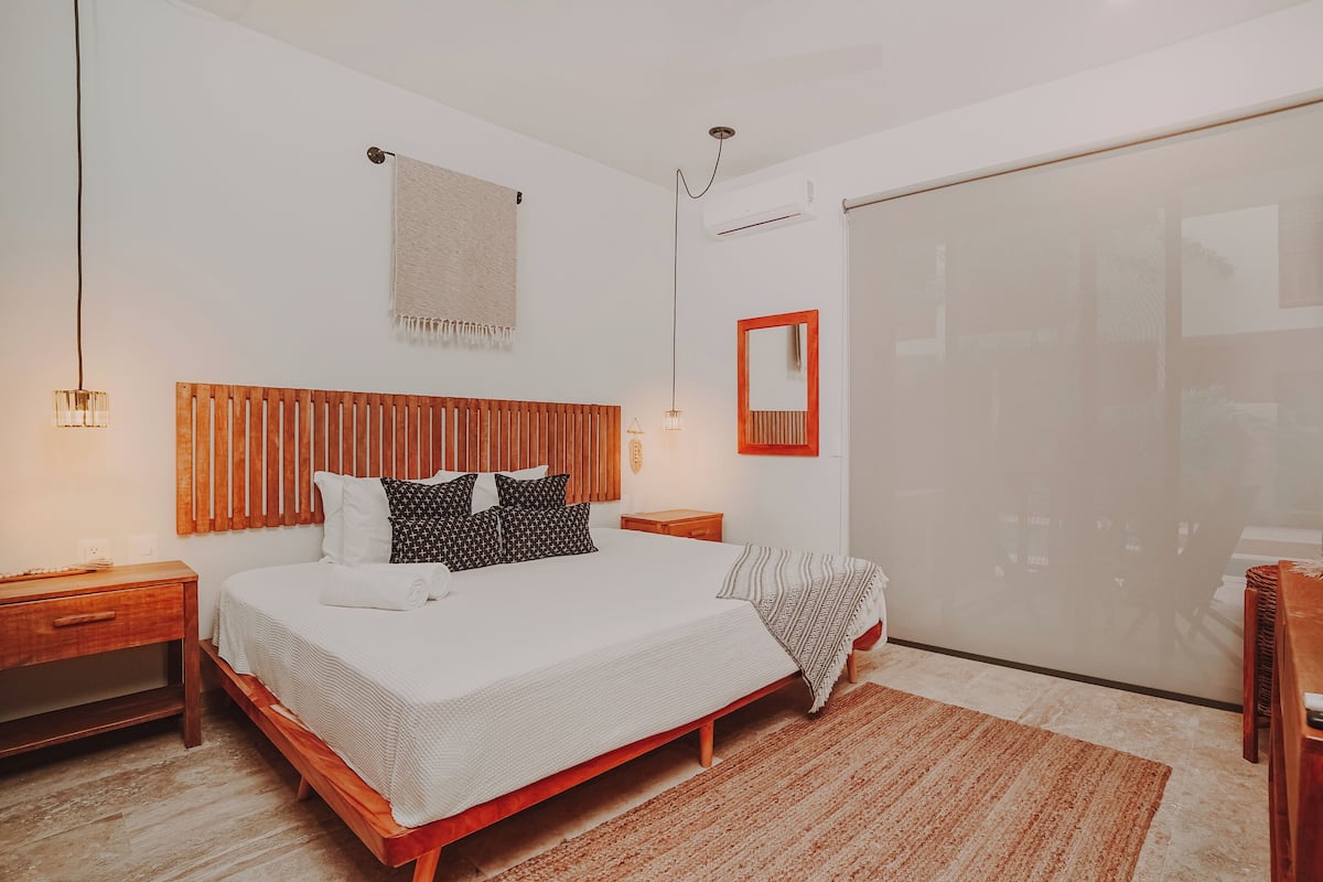 LÀgenhet Standard - 1 kingsize-sÀng med bÀddsoffa | 1 sovrum, strykjÀrn/strykbrÀda, gratis wi-fi och sÀngklÀder