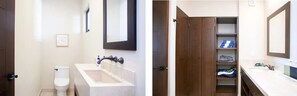 Comfort Condo | Bathroom | Shower, towels