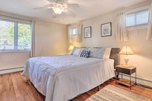 2 chambres, fer et planche à repasser, Internet gratuit, draps fournis