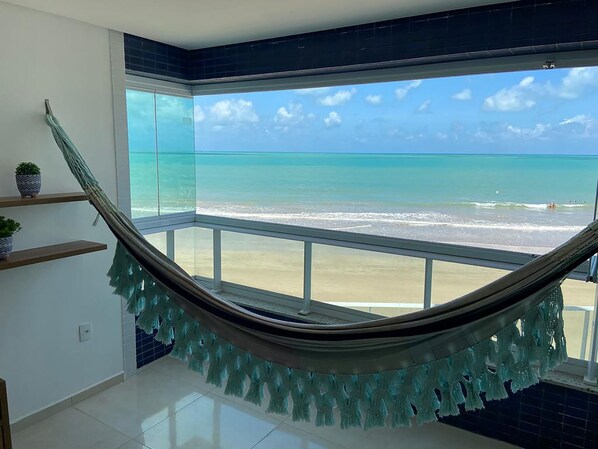 Deluxe Apartment | Beach/ocean view - Bela Hospedagem-Apt frente mar no Bessa (João Pessoa)