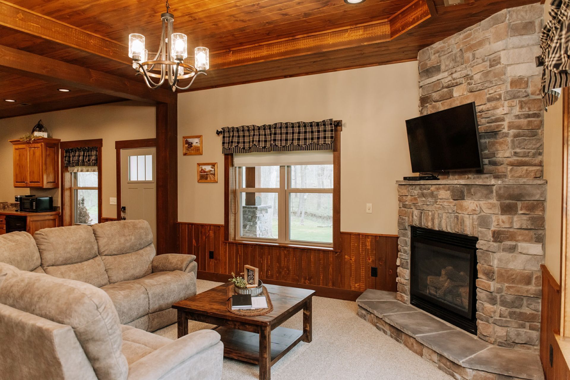 TV, peis og DVD-spiller