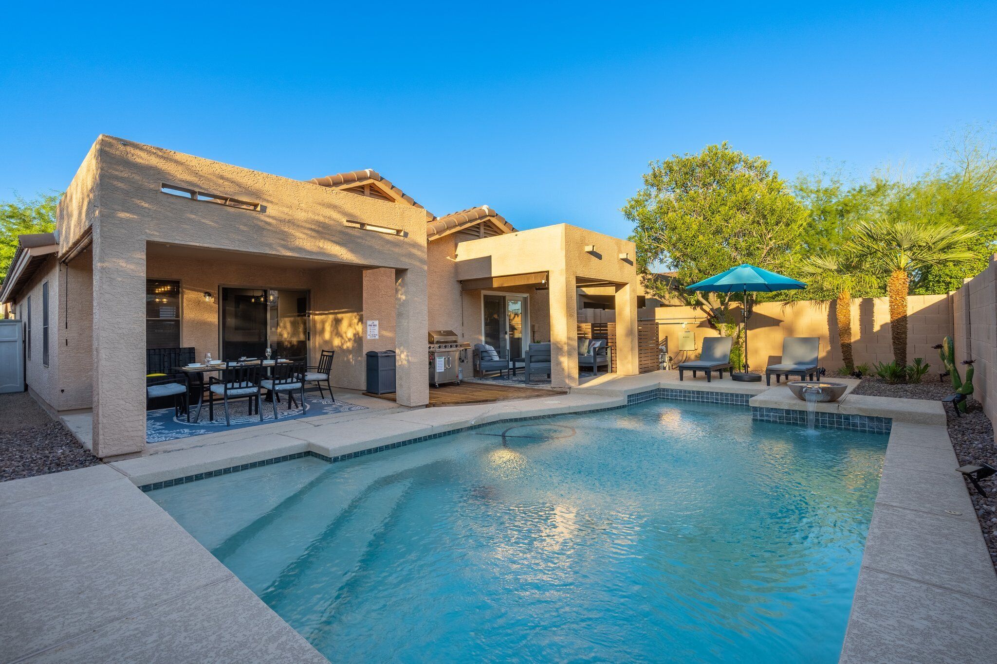 Modern Home N Phoenix/Scottsdale-w/Heated Pool-Game Room-2 Patios-Dog Friendly 