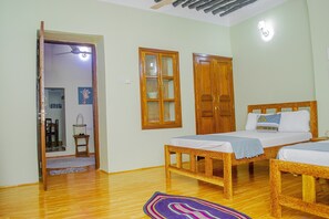 Hypo-allergenic bedding, in-room safe, individually decorated