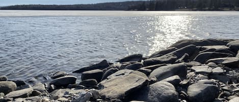 Vlak bij het strand