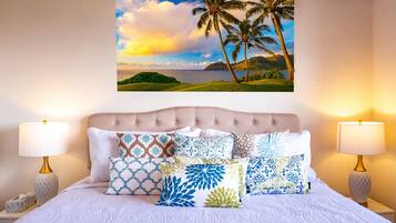 2 bedrooms, in-room safe, iron/ironing board, travel crib