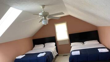 4 bedrooms, travel cot, free WiFi, wheelchair access