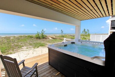 Luxurious 6-Bedroom Oceanfront Home with Private Pool in Gulf County.