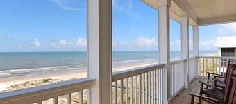 Luxurious 6-Bedroom Oceanfront Home with Private Pool in Gulf County.