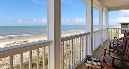 Luxurious 6-Bedroom Oceanfront Home with Private Pool in Gulf County.