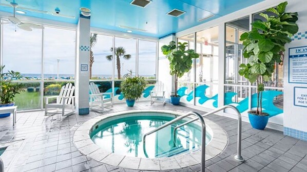 Indoor pool, outdoor pool