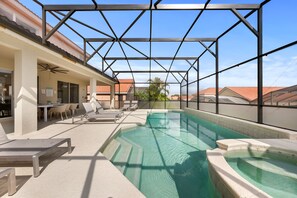 A heated pool - Pool Table | Kids Bedrooms | Screened Pool (Davenport)