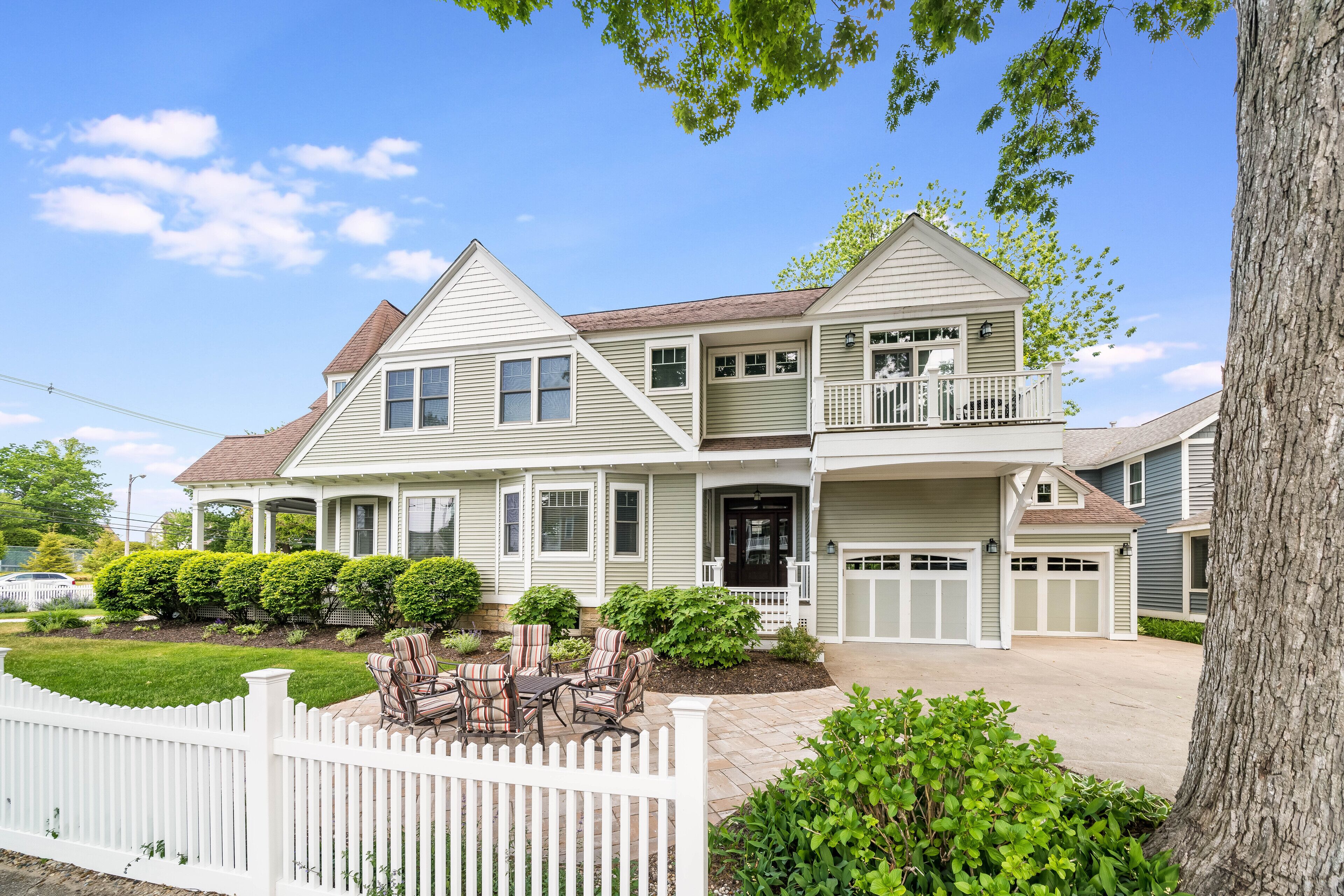 Elegant Estate w/ Modern Amenities Across from Woodman Beach!