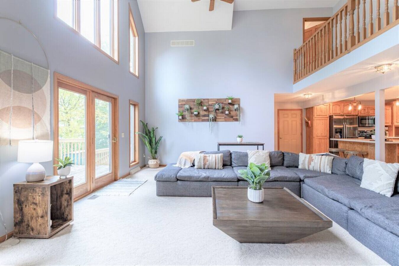 TV, fireplace, foosball