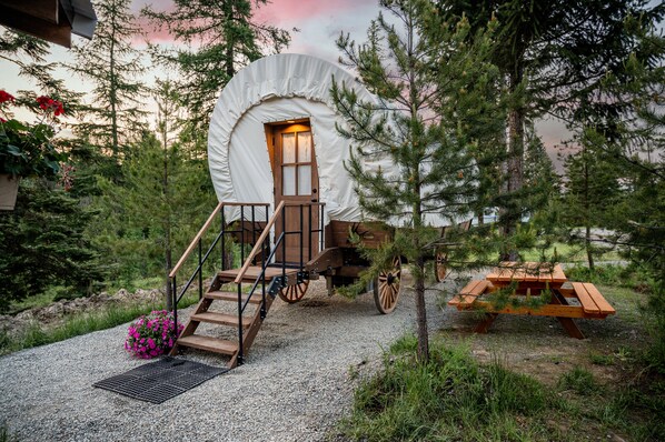 Façade de l’hébergement