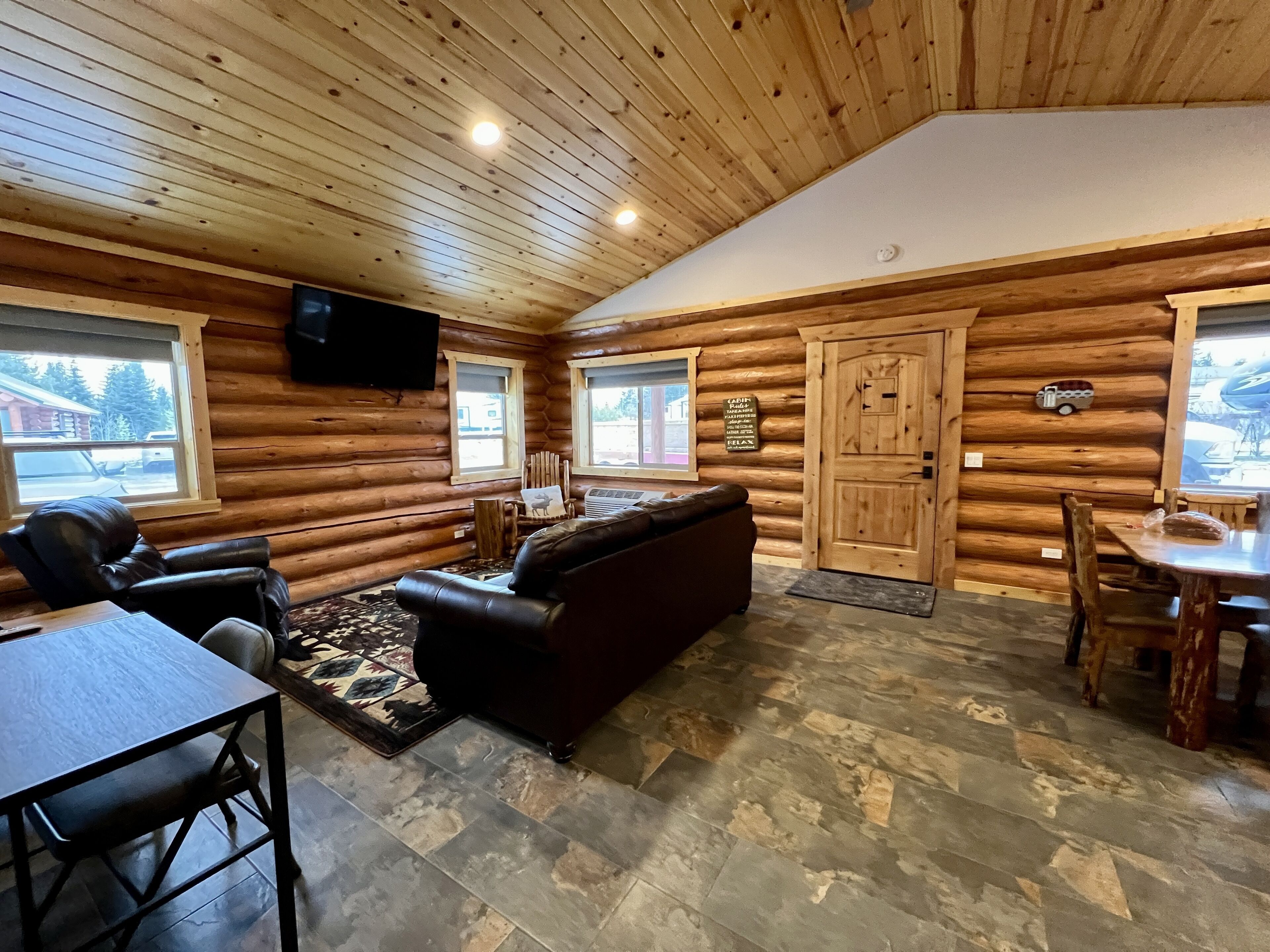 Luksushytte, 2 soverom, kjøkken, hageutsikt | Oppholdsområde