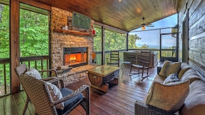 Balcony - Finding Grace by Escape to Blue Ridge (Blue Ridge)