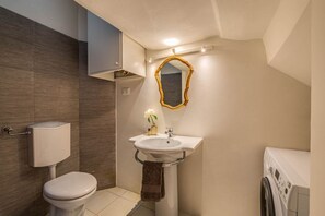 Regadera, secadora de cabello, bidet 
