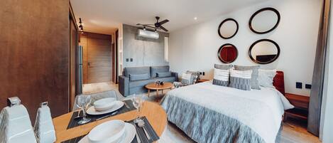 1 chambre, fer et planche à repasser, accès Internet, draps fournis