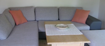 Ferienwohnung Sollingerhof , 100m², 3 Schlafzimmer, 6 Personen, Terrasse