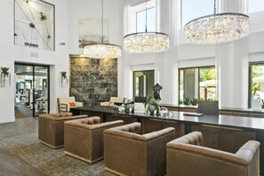 Sala de estar en el lobby