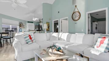 TV, fireplace, DVD player