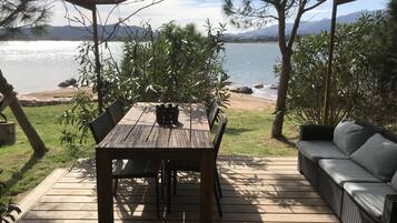 Villa, 2 Bedrooms, Beach View, Oceanfront | Terrace/patio