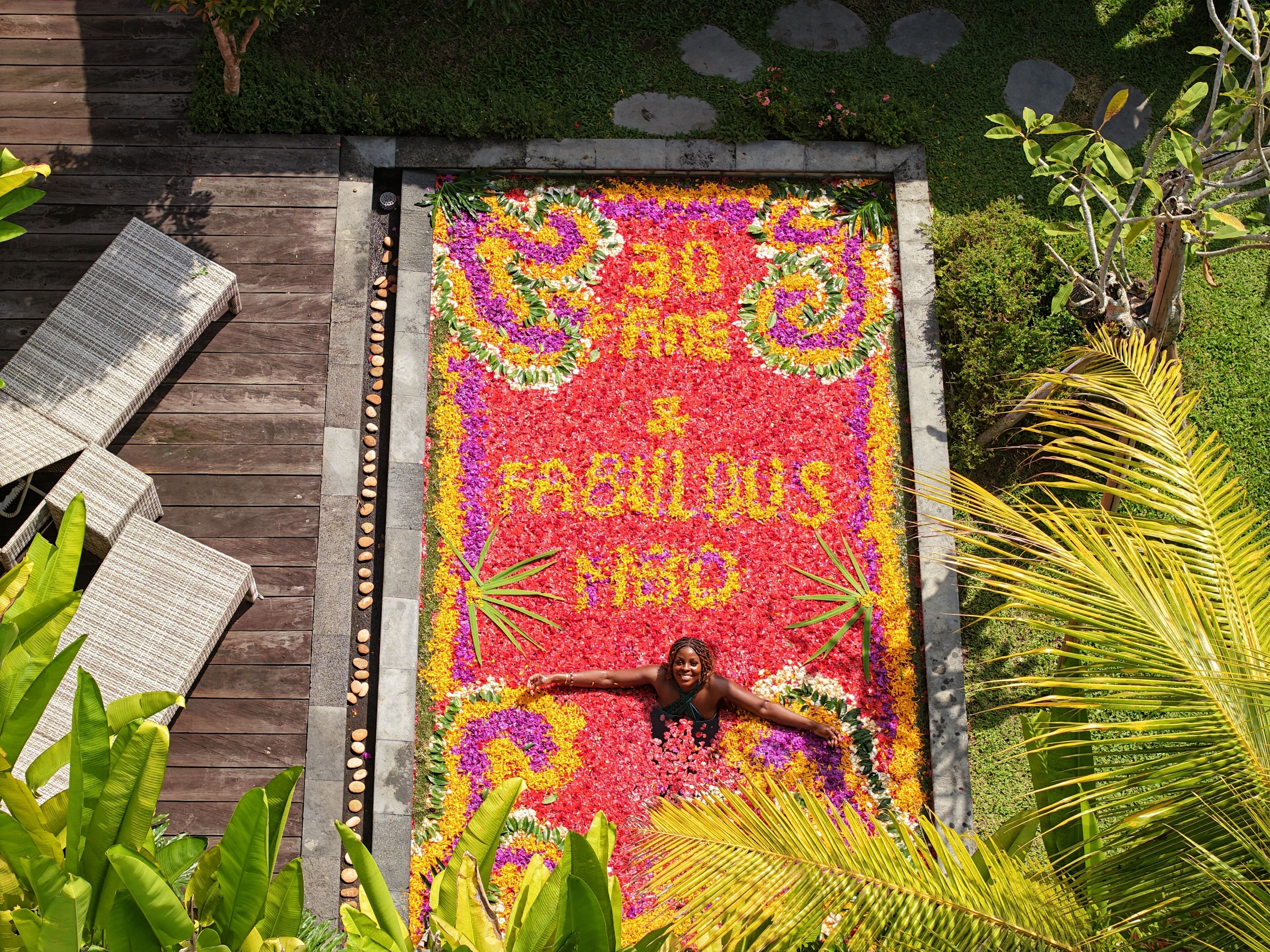 Alberca al aire libre 