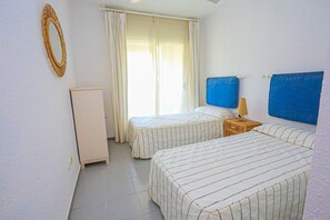 2 habitaciones y ropa de cama