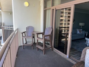 Terrace/patio - ***NEW***North Beach Resort #1706 Indigo-Stunning Oceanfront Condo (North Myrtle Beach)