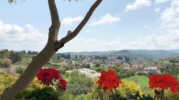 Blick von der Unterkunft