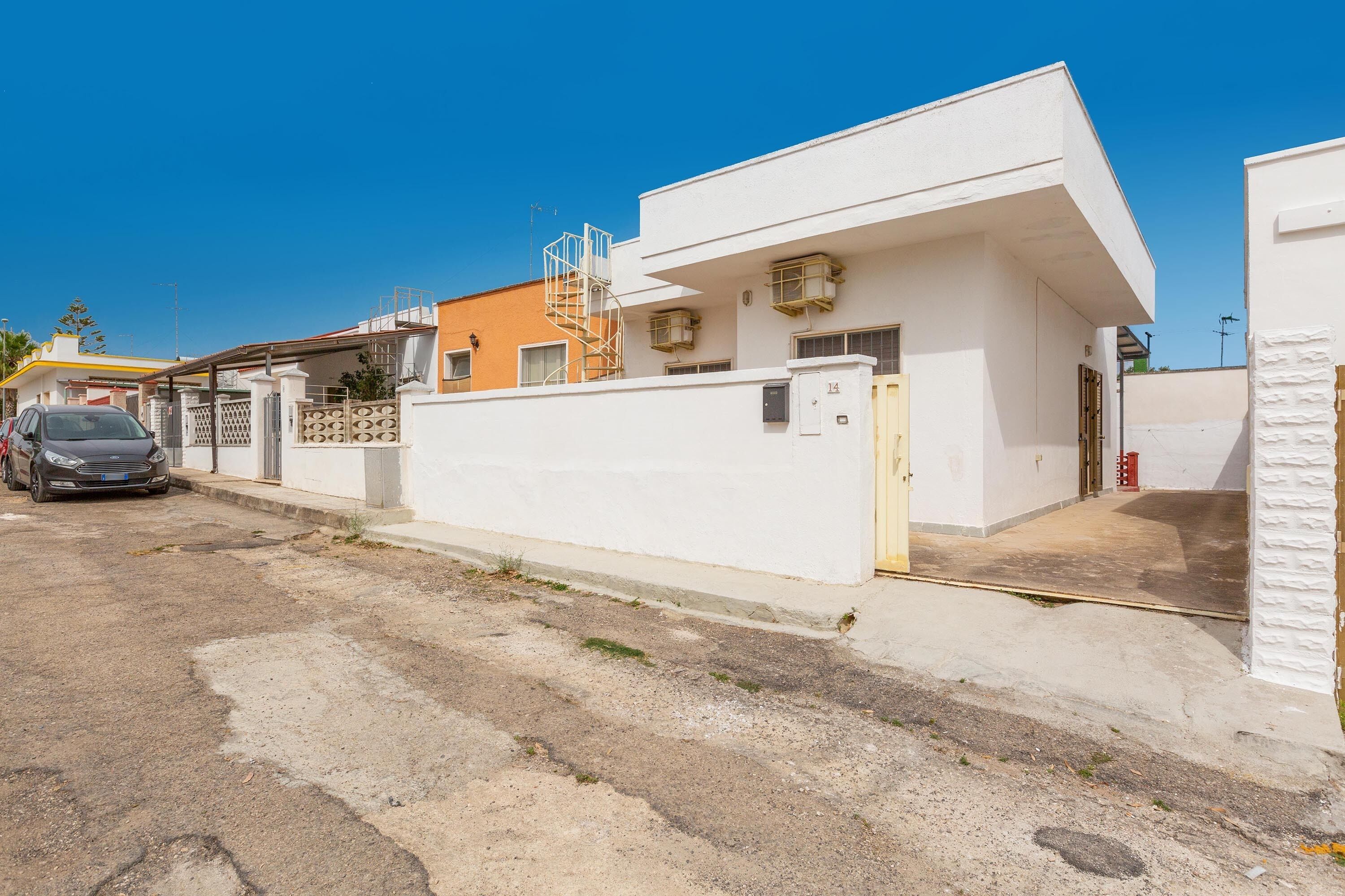 Façade de l’hébergement