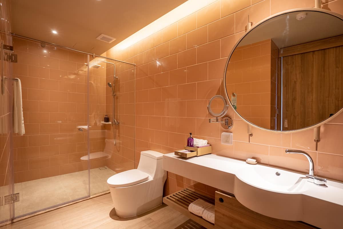 Suite, 1 cama King size | Baño | Tina y regadera independientes y regadera con hidromasaje