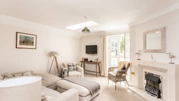 30-inch TV with cable channels