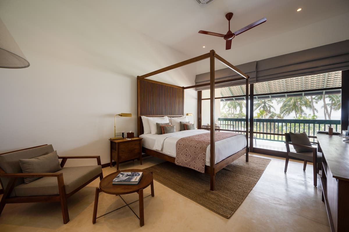 Ocean Room | 1 dormitorio, sábanas de algodón egipcio, ropa de cama de alta calidad