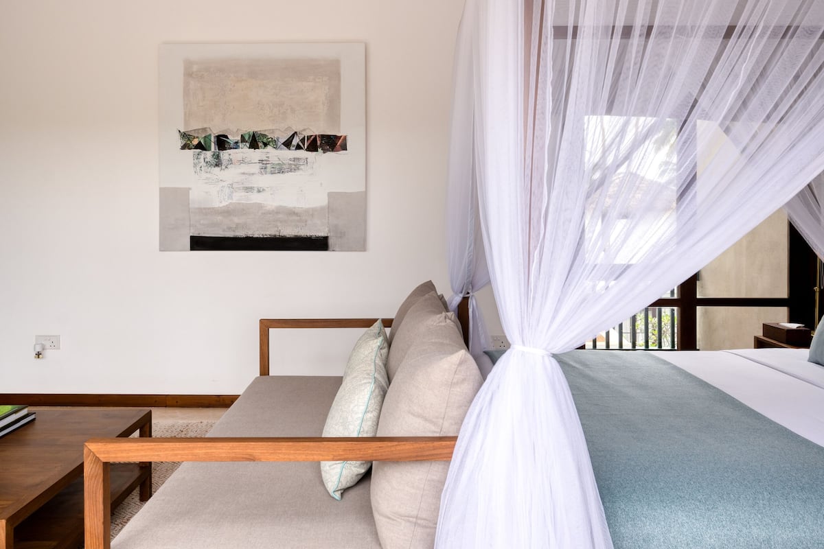 Palm Suite with One Free 60 min Spa treatment | 1 dormitorio, sábanas de algodón egipcio, ropa de cama de alta calidad