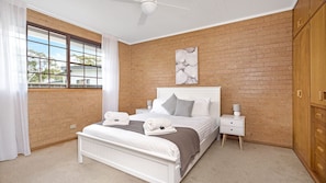 4 bedrooms, iron/ironing board, travel crib, WiFi