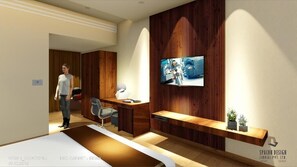 Deluxe Room | Premium bedding, down comforters, memory foam beds, minibar