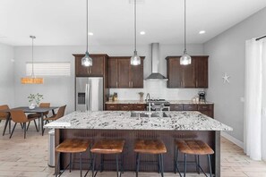 Fridge, microwave, oven, stovetop - "Casa Al Mare"-Block from Beach/ Ocean View (Jacksonville Beach)