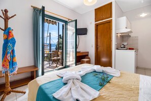 1 soverom, strykejern/-brett, wi-fi (inkludert) og sengetøy