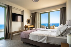 1 bedroom, iron/ironing board, free WiFi, bed sheets - Holiday Apartment "Joy Horizon" with Sea VIew, Balconies & Wi-Fi (kefalonia)