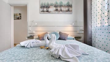 2 makuuhuonetta, silitysrauta/-lauta, ilmainen Wi-Fi, vuodevaatteet