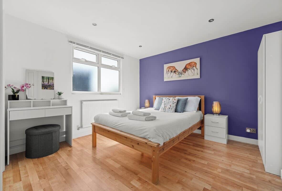 4 bedrooms, iron/ironing board, travel cot, WiFi