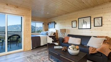 TV, fireplace, offices