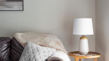 TV, fireplace, offices