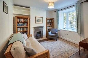 TV, fireplace, video games, DVD player