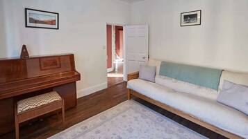 TV, fireplace, video games, DVD player