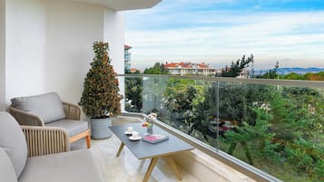 Balcony to 3+1 Apartment with Balcony | Down comforters, Select Comfort beds, in-room safe