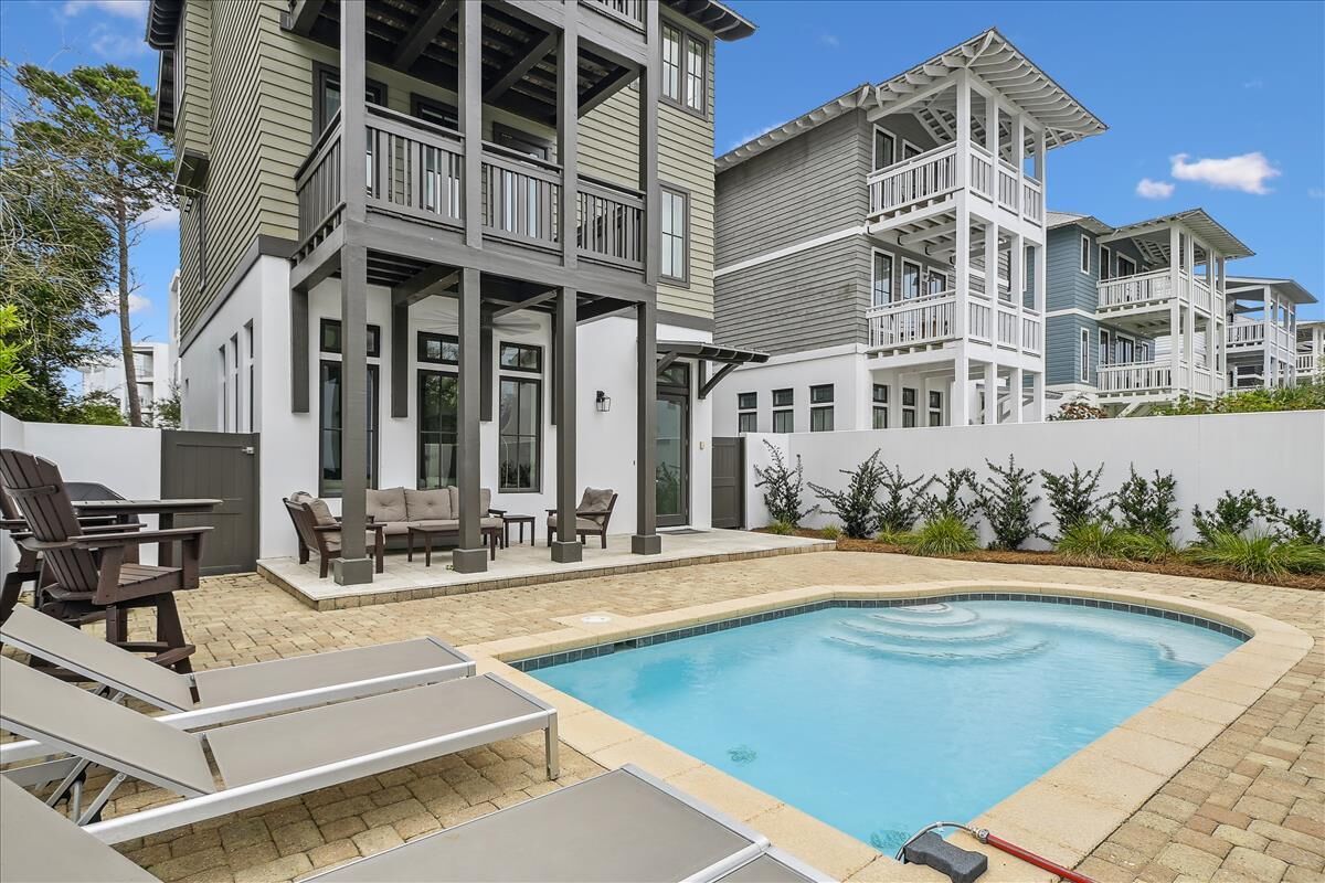 30A Private Heated Pool 'Shared Blessing' Rental with Golf Cart + Carriage House