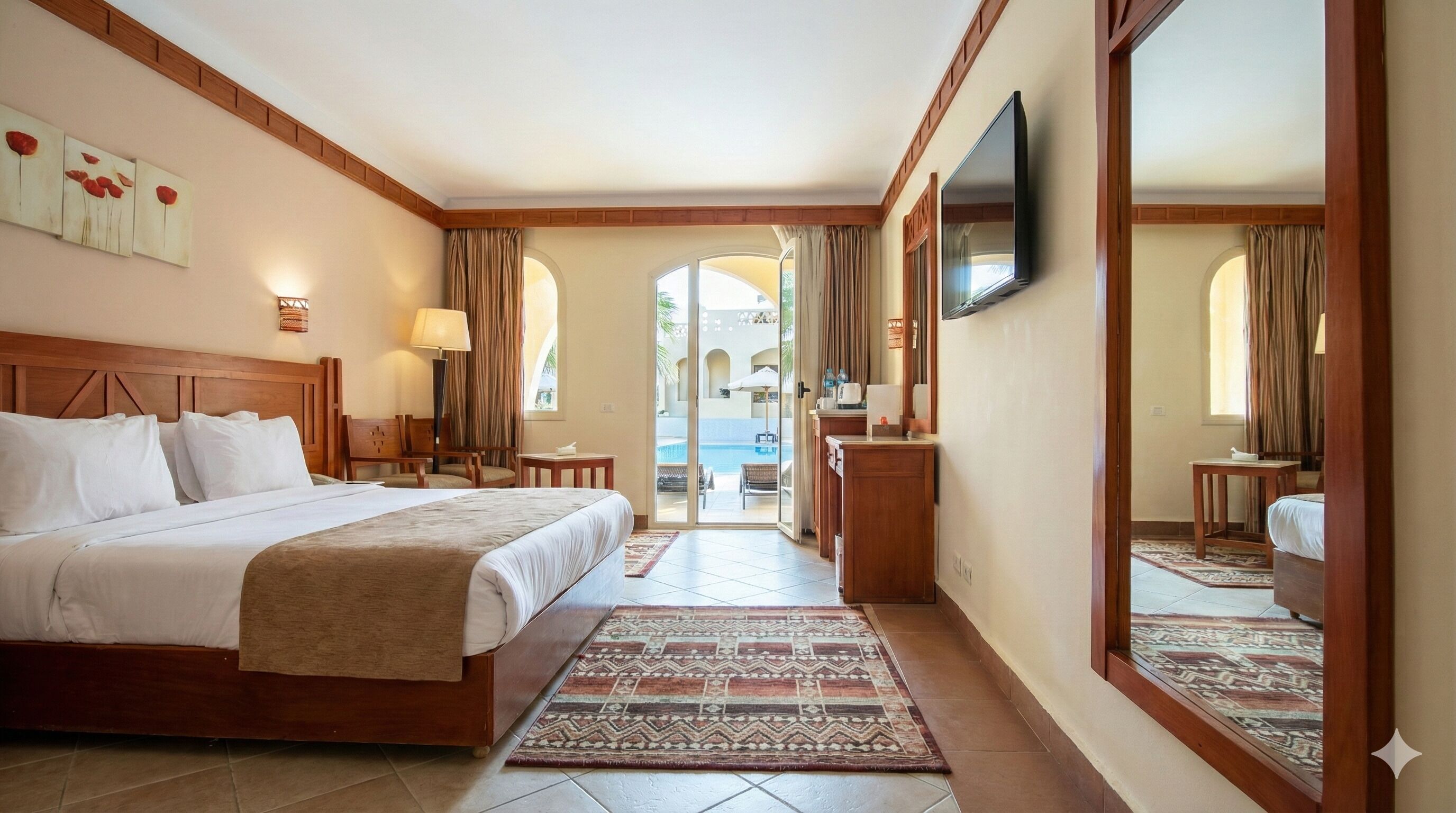 Honeymooner's - Romance Swim UP | Literie hypoallergénique, couette en duvet d'oie, minibar