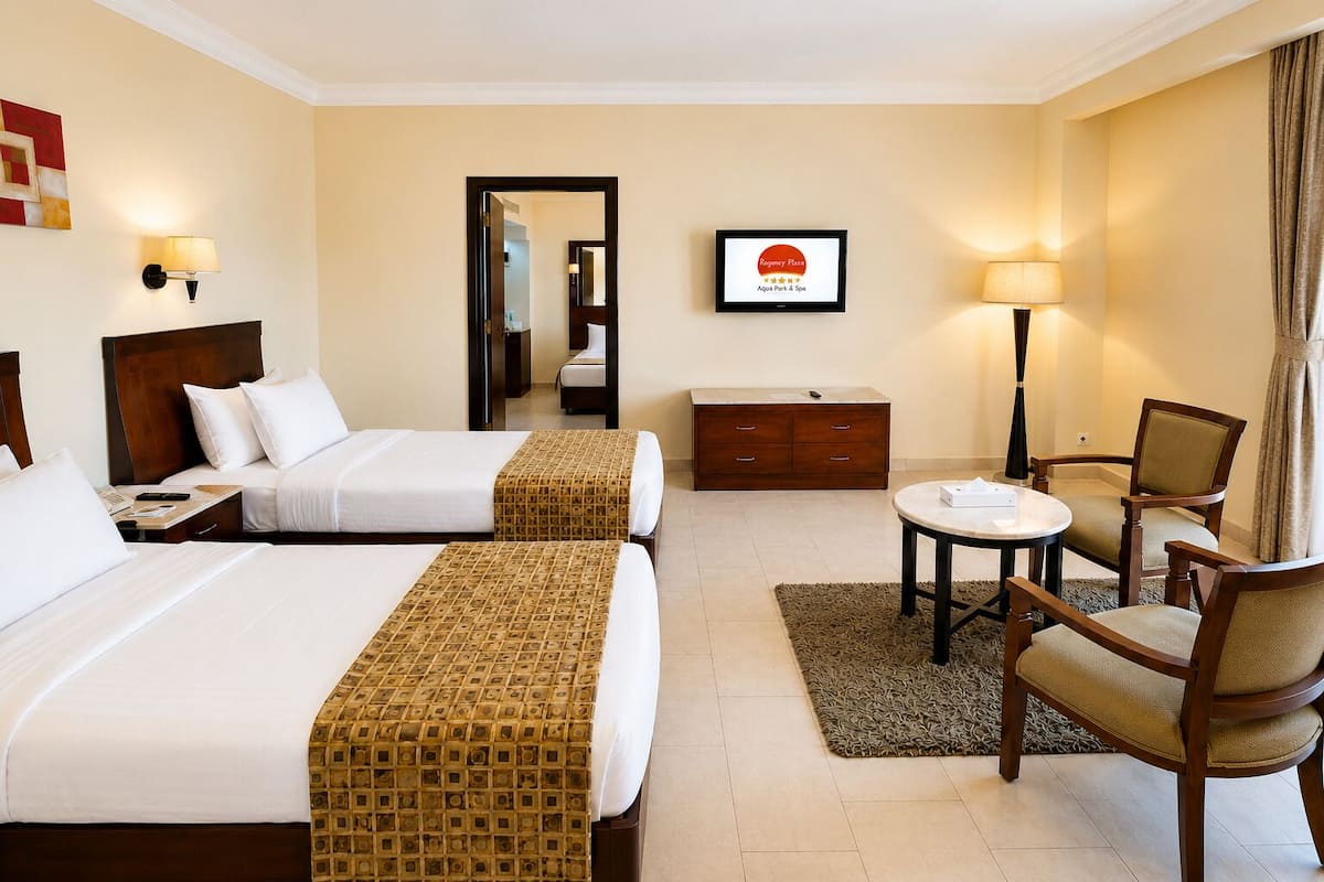 Family 2 Bedroom | Hypo-allergenic bedding, down duvets, minibar, in-room safe